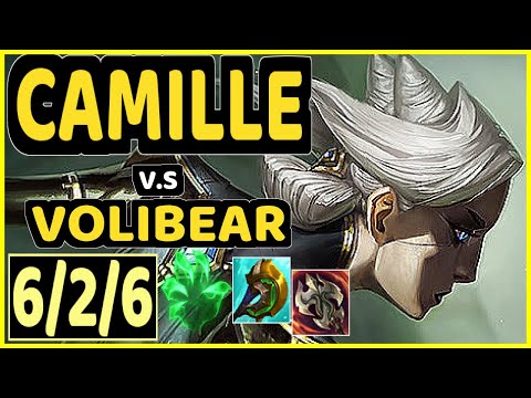 CAMILLE vs VOLIBEAR - 6/2/6 KDA TOP GAMEPLAY - EUW Ranked DIAMOND