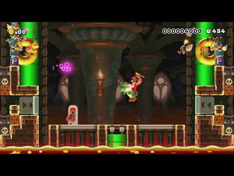 5-BOSS:Vs Kamek's Illusions by Myuu - Super Mario Maker - No Commentary 1bk