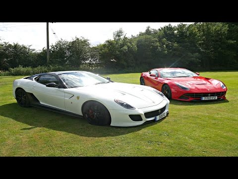 FERRARI 599 GTO VS FERRARI F12!!!