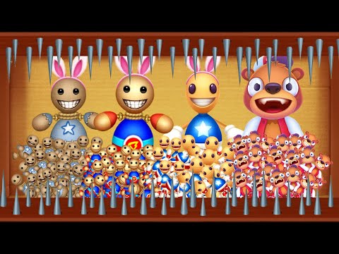 Kick the Buddy Forever vs Despicable Bear vs Buddyman Kick 2 | Spines Trap vs Cloing Buddy Bear