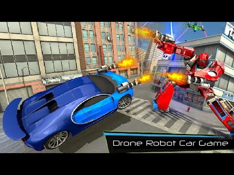 Drone Robot Car Game - Robot Transforming Games | Android Gameplay