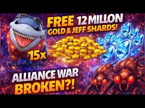 FREE 12M GOLD & JEFF SHARDS COMING! INSANE ALLIANCE WAR BUGS! MARVEL Strike Force