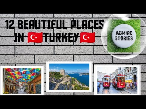 12 BEAUTIFUL PLACES IN 🇹🇷 TURKEY.