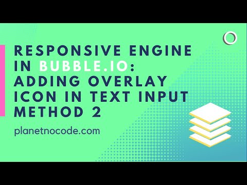 Responsive Engine: adding overlay icon in text Input V2 thumbnail