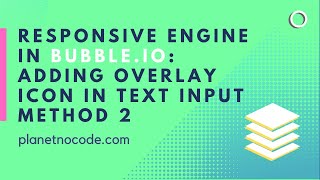 Responsive Engine: adding overlay icon in text Input V2 thumbnail