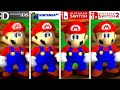 Super Mario 64 DS Vs N64 Vs Switch Vs Switch 2 4K Full Graphics Comparison
