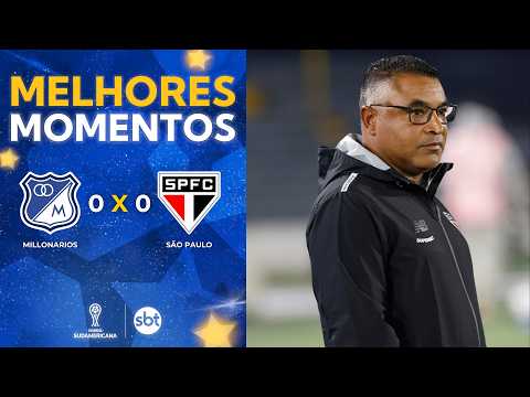 Gols e lances de Millonarios x São Paulo