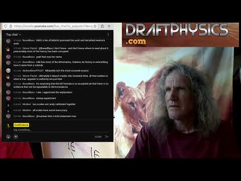 Live 6-13-23 ... re: PhysicistMichael comments on Conservation of Energy