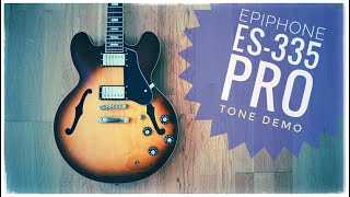 Video thumbnail for Epiphone ES-335 PRO | Tone Demo | Part 1 by Music Skillz by Mark Vartok