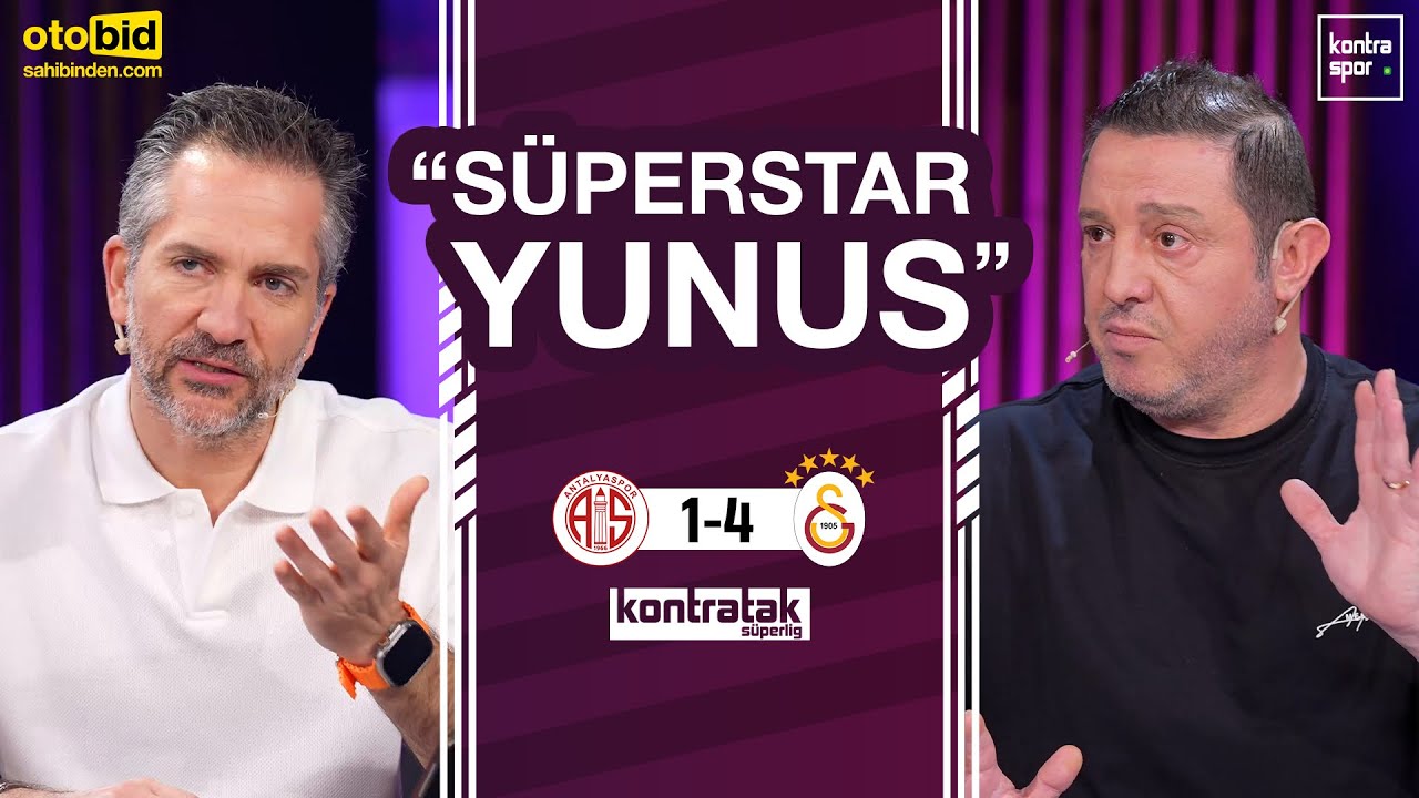 🔴 CANLI | Antalyaspor - Galatasaray Maç Sonu | Nihat Kahveci, Nebil Evren | Kontratak Süper Lig