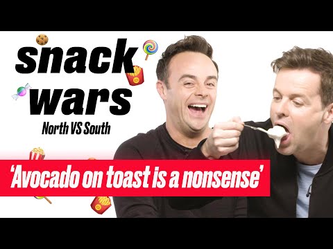 Ant and Dec Decide Which British Food Is The Best | Snack Wars | North Vs South