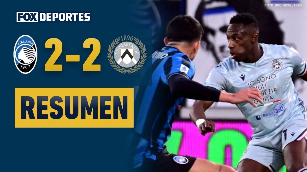 🔥 DESPERTÓ 'LA DEA' | Atalanta 2-2 Udinese | HIGHLIGHTS | Fecha 28 | Serie A 2026