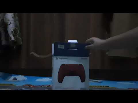 unboxing ps5 + red controller
