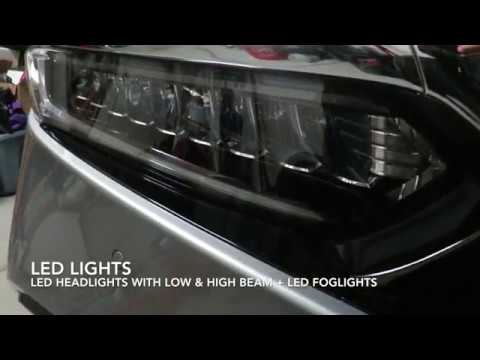 Honda Accord 2018-2020 Headlights and Fog lights Video
