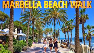 Marbella, Spain 4K Beachfront Paradise Walk