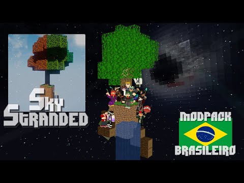 Apresento a vocês SkyStranded - Modpack com quests em português