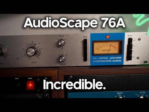 AudioScape Engineering Co. 1176 Rev A 2025 Silver ("Blue Stripe") image 2