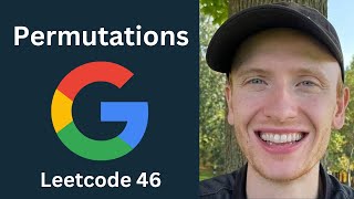 YouTube video 'Permutations - Leetcode 46 - Recursive Backtracking (Python)'