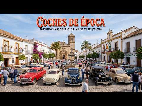 COCHES CLÁSICOS TOMAN VILLANUEVA DEL REY 🚗 | Concentración 2026 ❤️