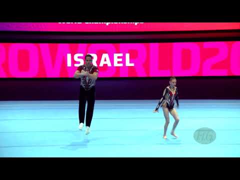Israel 1 (ISR) - 2022 Acrobatic Worlds, Baku (AZE) - Dynamic Qualification  Mixed Pair