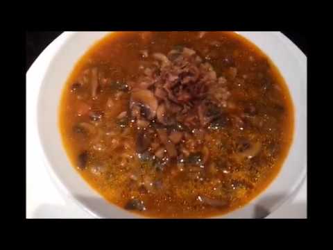 Recette Soupe aux champignons et orge perlé