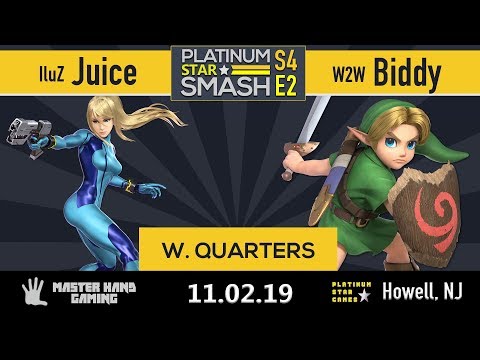 PSS S4:E2 - W2W | Biddy (Young Link) Vs. IluZ | Juice (Falco, Zero Suit Samus) - W Quarterfinals