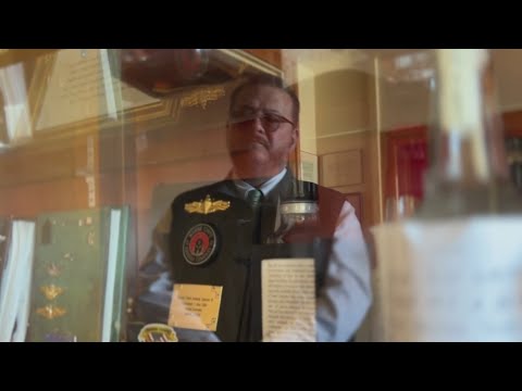 The military tradition of the "Squadron Bottle" thriving at the Top of the Mark