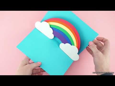 How to Make a Pop Up Rainbow Card
