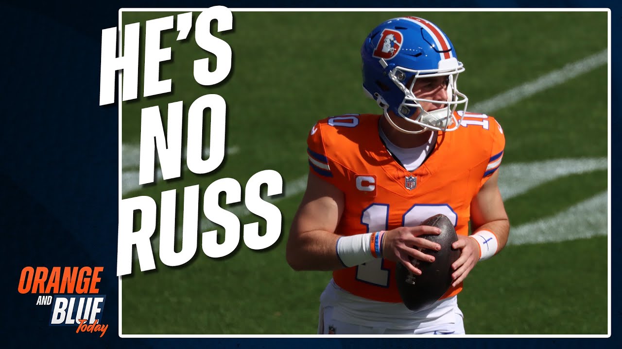 How many ways is Bo Nix different from Russell Wilson? | Orange and Blue Today