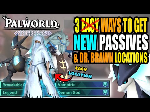 Palworld Fastest 3 Methods To Get New FEYBREAK Passives & Dr Brawn Spawn Location Breeding Guide