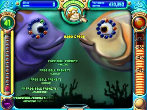 Peggle Cheat: All pegs are green pegs