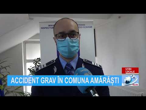 ACCIDENT GRAV ÎN COMUNA AMĂRĂȘTI