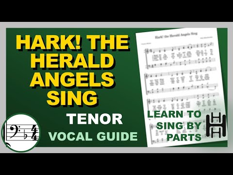 HARK, THE HERALD ANGELS SING Vocal Tenor F Major