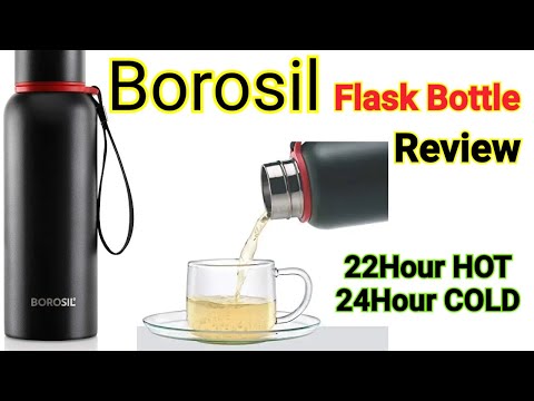 Borosil - Stainless Steel Hydra Trek - Vacuum Insulated Flask Water Bottle, 750 ML, Green