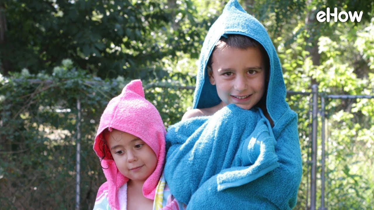 DIY Beach Towel Hoodie for Kids