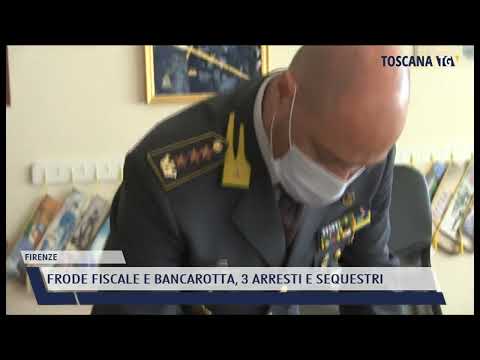 2022-01-13 FIRENZE - FRODE FISCALE E BANCAROTTA, 3 ARRESTI E SEQUESTRI