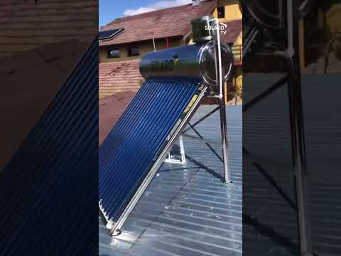 Panouri solare pentru apa calda Solaro 👉 eficienta & randament 100% #solaro #panourisolare