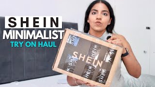 SHEIN TRY ON HAUL | Minimalist Style