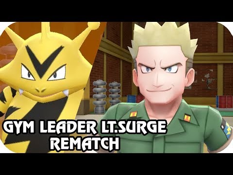 Pokémon Let's Go Pikachu & Eevee : Gym Leader Lt.Surge Rematch (1080p60)
