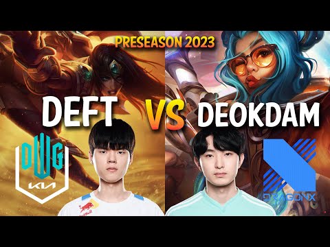 DK Deft vs DRX Deokdam - SIVIR vs ZERI ADC - KR Ranked