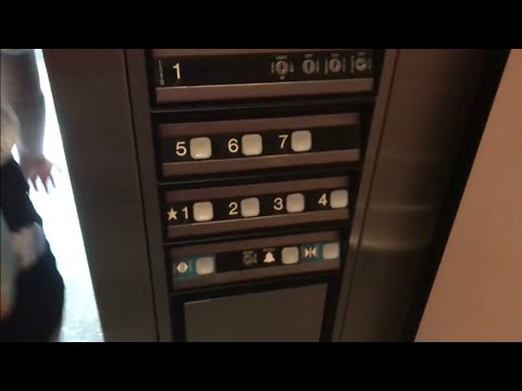 (NOW MODERNIZED) Dover SVL 30 Oildraulic Elevators @ Houston Museum of Natural Science Parking Deck