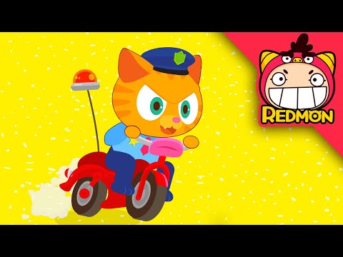 Catch the Bank Robber! | Little Police Jack | catch the thief | police officer | REDMON