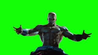 Geese Howard falling green screen