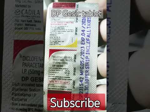 DP Gesic tablet cadila uses#anilhealthcare