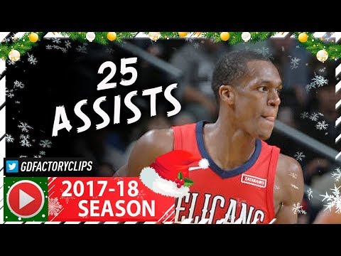 Rajon Rondo Point-GOD Highlights vs Nets (2017.12.27) - 2 Pts, Career Best 25 Assists!