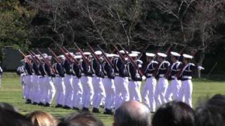 preview picture of video 'Japanese Cadets' Fancy Drill 防衛大学校儀仗隊ドリル演技'