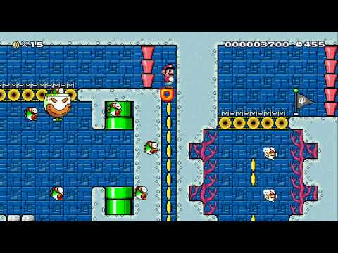 RoKK W2: Overflowing Ocean Act 3 by Jadpraet - SUPER MARIO MAKER - NO COMMENTARY 1ay