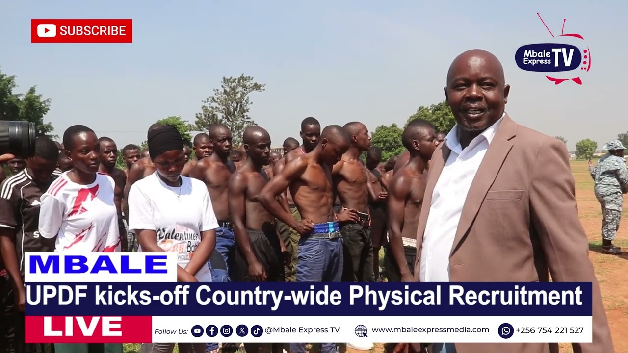 UPDF Physical Recruitment exercise commences (Highlights)