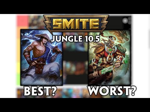 SMITE - Who's king of the Jungle? Tierlist 10.5