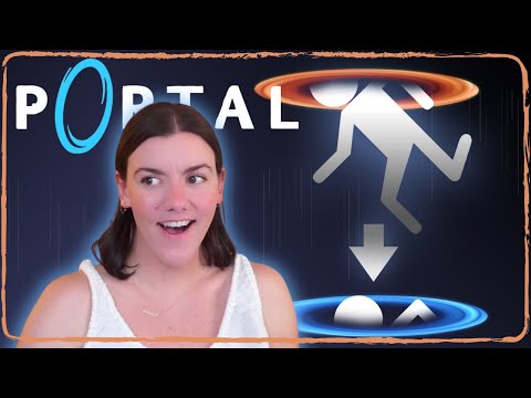This was SO FUN! ~ My first time playing PORTAL (full playthrough)